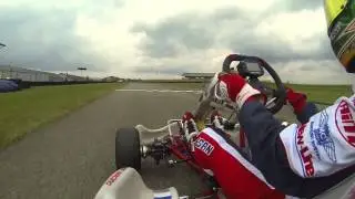 Alessandro Bressan Onboard - Qualifying at North East Shifter Kart Series 2013 - Beaverun (PA)