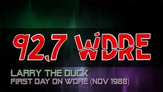 WDRE Long Island Radio: Larry the Duck's First Day Back (November 1988)