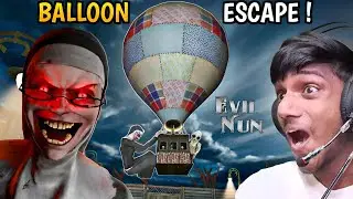 Balloon Escape in Evil Nun School 😱 | Hindi Horror Gameplay