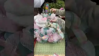 How to make a Easter Bunny Butt using two different Mesh Methods Part 2 by Krazy Mazie Kreations