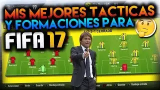 LAS MEJORES TÁCTICAS Y FORMACIONES PARA FIFA 17 MODO CARRERA! | TheMavericK