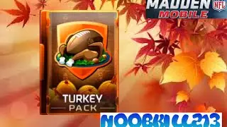 Madden Mobile Thanksgiving Pack Opening