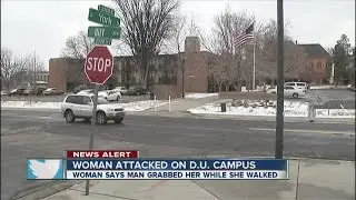 Woman attacked on DU campus