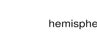 How to pronounce hemispheroid