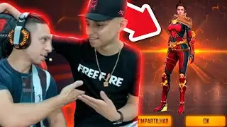NOBRU E SEU PAI!! PAI DO NOBRU MITA AO VIVO AO GANHAR A NOVA SKIN DO SORTE ROYALE !! - FREE FIRE