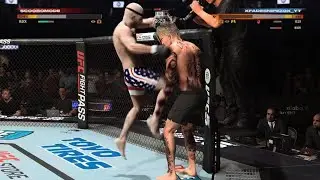 🪽Winged C Delivers A Flying Knee K.O.🙌 | UFC 5 Ranked Online Career