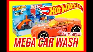 HOT WHEELS / UNBOXING MEGA CAR WASH - AUTOLAVADO