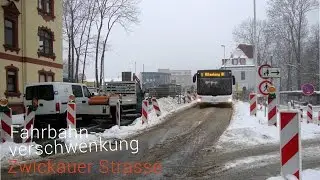 Altenburg (Th&uuml;ringen): Verschwenkung Zwickauer Strasse (2) - ALTENBURGBUS