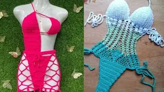 CROCHET SWIMSUITS THAT ARE TRENDING STYLISH CROCHET SWIMSUIT AMAZING CROCHET BEACH SWIMSUIT MODELS