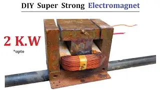 STRONG ELECTRO MAGNET 12v Transformer  power Electromagnet पावरफुल विद्युत चुंबक Mr Star On Fire