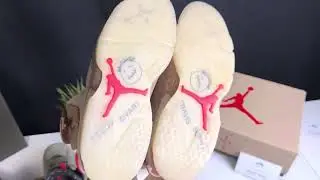 Обзор скороходов! Nike Air Jordan 6 Retro Travis Scott GS Olive и British Khaki
