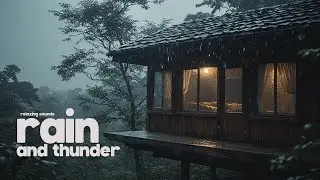 RAIN AND THUNDER SOUNDS - DEEP SLEEP | Thunderstorm for Sleeping