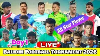 Day 1 ( Black Tiger One One Pakur ) Balidih Football Tournament Live Match 2026