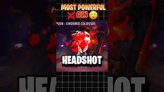 MOST POWERFUL GUN IN FREE FIRE 🔥 #shorts
