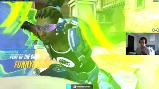 FunnyAstro Pro Carry Lucio - POTG! [ Overwatch Season 33 Top 500 Astro ]