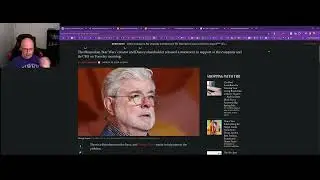 George Lucas stands with Bob Iger & Disney board