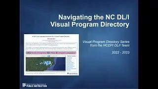 Navigating the NC DL/I Visual Program Directory 2023