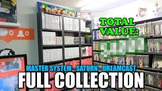 My Complete Sega Saturn / Dreamcast / Master System Collection - #Sega #retrogaming #gaming #retro