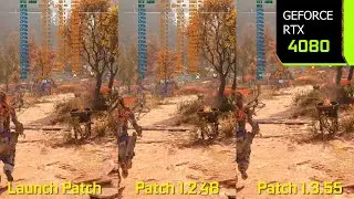 Horizon Forbidden West PC Patch 1.2.48 vs Patch 1.3.55 Performance Comparison | RTX 4080 | i7 10700F