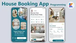 House Booking app Android Studio Project with Kotlin
