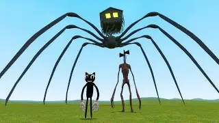 HOUSE HEAD VS SIREN HEAD VS CARTOON CAT!! Garry's Mod Sandbox