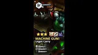 Every Twinshot Player Wet Dream! 3 Star Machine Gun Golden Urgot Carry | 6 Twinshot Comp | TFT Set 6
