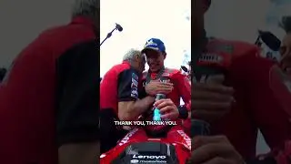 Marc Marquez needs help celebrating | 2025 Czech GP