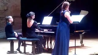 ,Anna Jbanova.(piano)-Clara Danchin(violon Marguerite CANAL, Sonate violon-piano)