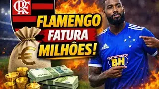 Flamengo fatura milh&otilde;es com venda do Gerson pro cruzeiro 