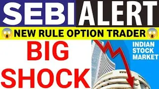 SEBI NEW RULE OPTION TRADER BIG SHOCK | 24 Wednesday September 2025 Stock Market Updates & Analysis