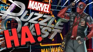 Marvel Puzzle Quest: NEW 3-STAR DEVPOOL REVIEW IM CONFUSED LMFAO