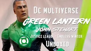 Green Lantern John Stewart | Endless Winter - BAF Action Figure ￼| Unboxing