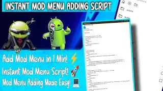 Add a Mod Menu to Any Game in 1 Minute! 🚀🔥  | Mod Menu Tutorial #ModMenu #GameHacks #APKModding