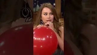 Sofia Vergara&rsquo;s Helium Voice on Tonight Show Will Have You CRYING Laughing! #jimmyfallon