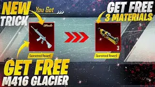 Get Free Glacier M416 & 3 Materials | Best Trick To Open Crates | Classic Crate Opening