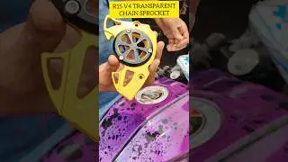 R15 V4 TRANSPARENT CHAIN COVER MODIFICATION #modification
