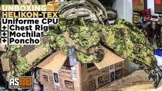 Helikon-Tex uniforme CPU chestrig Guardian Pencott greenzone + mochila y poncho Multicam - airsoftBB