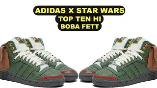Adidas x Star Wars Top Ten Hi Boba Fett // распаковка посылки с adidas