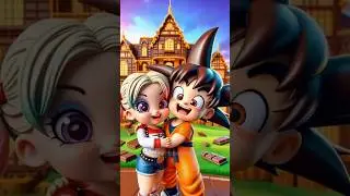 Goku made a house of  chocolate 🍫🤩  #shorts #goku