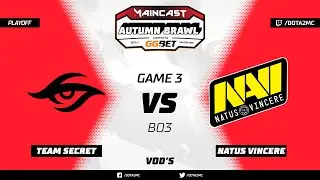 Team Secret vs Natus Vincere (map 3), MC Autumn Brawl, Playoffs