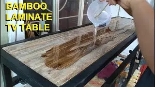 Bamboo Laminate TV Table Build