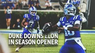 WE BEAT ELON IN OUR 2025 SEASON OPENER - Duke vs. Elon Cinematic Recap