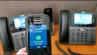 Snom M500 series page and intercom tutorial