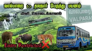 Thalanar Estate | Valparai | Tnstc bus | வால்பாறை to தலநார் | #tnstc #bus #valparai | MistyRide❤️😍😍