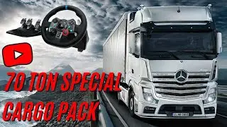Mercedes-Benz Actros | 70 Ton - Special Cargo DLC | Police Escort | ETS 2 | Logitech G29 + Shifter