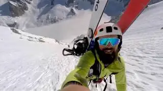 NE Face des Courtes - CHAMONIX STEEP SNOWBOARDING