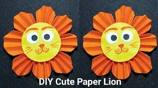 DIY Cute Paper Lion 🦁 | How To Make Paper Lion | Paper Craft Ideas