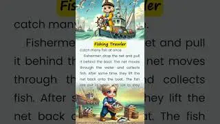 🚢 Fishing Boat &ndash; Easy English Story for Kids and Beginners 🎣 | 0122 #englishforkids #funlearning