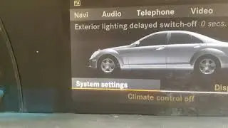 How to Change and Adjust the Clock Time on a Mercedes S-Class (W221)