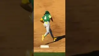 Lawrence Butler's first home run of the spring training 🔥